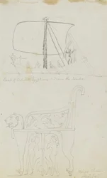 De gamle egypteres båd fra gravene/Kongens stol