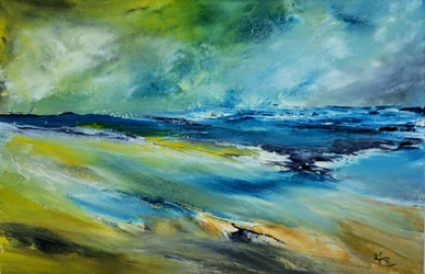 Abstrakt: Stormfuld kyst