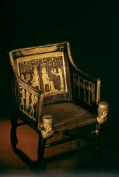 Stol af prinsesse Sitamun, "datter af Amun" (ca. 1370 fvt. - ukendt) var en antik..., 2009 (foto)