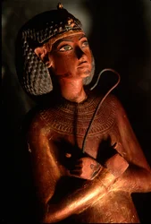 Luxor Museum; Egypten, Kong Tut, Tutankhamon, Tutankhamen, Ushabti, 2001 (foto)
