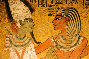 Maleri på gravens nordvæg; Osiris; KV 62, Tutankhamon og Pha...