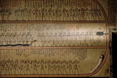 Fototapet, der forestiller De Dødes Bog; Amenhotep II