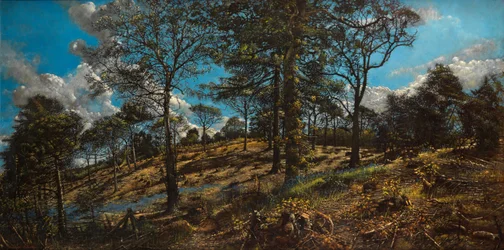 Bigbury Wood (olie på lærred)