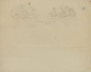 (Iowa State Capitol Rotunda) (studie til to lunetter)