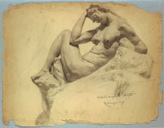 Studie af Michelangelos "Nat"