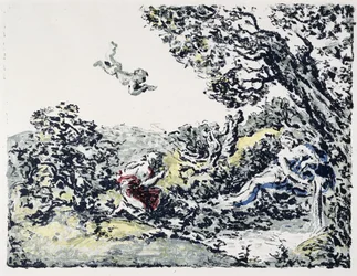 Landskabsalbum: La Source, 1900 (litografi i farver)