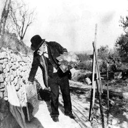 Paul Cezanne maleri i Aix-en-Provence