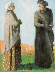 Bønder i søndagsdragt, 1890