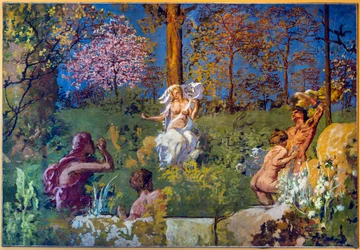 The Fountain of Youth (limmaleri på lærred)