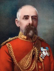 Oberst Henry Parke Airey, kommanderende for 1. Bushmen