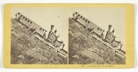 Ascending Mt. Washington, 185575. Skabere: Kilburn Brothers, BW Kilburn.