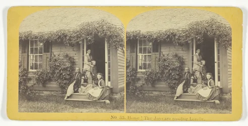 Hjem! Thy Joys passerer Lovely, 185575. Skaber: Kilburn Brothers, BW Kilburn.