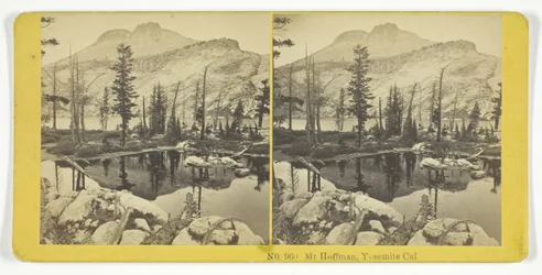 Mt. Hoffman, Yosemite, Cal., 185575. Skabere: Kilburn Brothers, BW Kilburn.