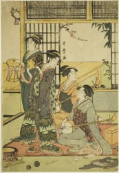 Trommer og Shamisen (træblok i farver; aiban)