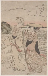 No.8 fra Chushingura Series (farvet træsnit)