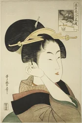 Tatsumi Roko, fra serien Renowned Beauties Likened to the Six Immortal Poets
