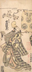 Skuespilleren Ichimura Uzaemon IX, 1769 tidligt.