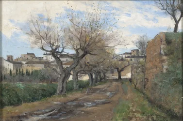En gade i Frejus, 1878