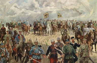 De allierede monarker med deres befalingsmænd i 1. Verdenskrig, 1914-1918