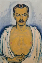 Selvportræt, ca. 1915.