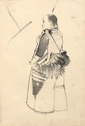 Danser i et fiskerkostume.
