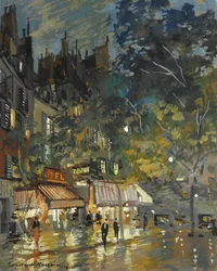 Café i Paris om natten, 1936