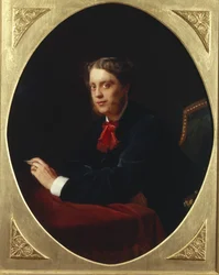 Portræt af grev Nikolay Sergeyevich Stroganov 1836-1905, 1865