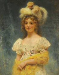Makovsky gult sjal