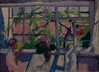 På terrassen, 1929