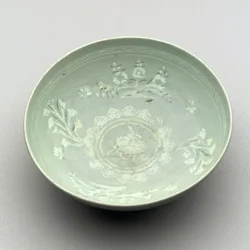 Skål med celadon glasur, 1250-1350 (keramik)