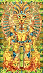 Livlig egyptisk guddom