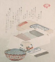 Kager og mad lavet af tang, 1800-tallet.