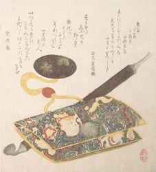 Tobakspose og pibe, 1813.