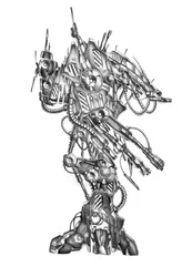 Detaljeret sci-fi-mech