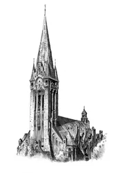 Gotisk kirketårn