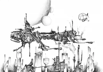 Science fiction-inspireret industrimetropol