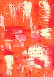Levende rød-orange abstrakt