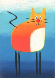 Den finurlige orange kat