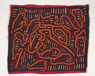 Skjortepanel (mola), ca. 1950 (påført bomuld)
