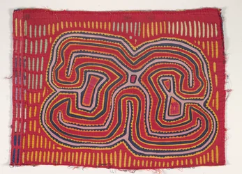 Skjortepanel (mola), ca. 1950 (påført bomuld)