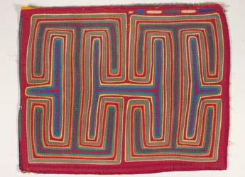 Skjortepanel (mola), ca. 1950 (påført bomuld)