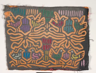 Skjortepanel (mola), ca. 1950 (påført bomuld)