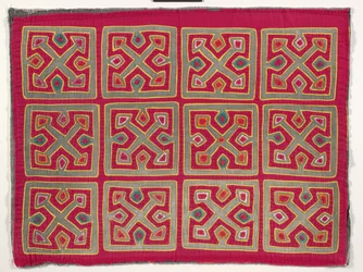 Skjortepanel (mola), ca. 1950 (påført bomuld)