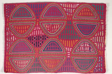 Skjortepanel (mola), ca. 1950 (påført bomuld)