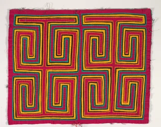 Skjortepanel (mola), ca. 1950 (påført bomuld)