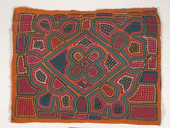 Skjortepanel (mola), ca. 1950 (påført bomuld)