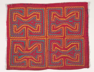 Skjortepanel (mola), ca. 1950 (påført bomuld)