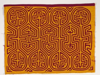 Skjortepanel (mola), ca. 1950 (påført bomuld)
