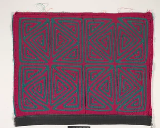Skjortepanel (mola), ca. 1950 (påført bomuld)