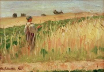Uden titel (landmand i en hvedemark)